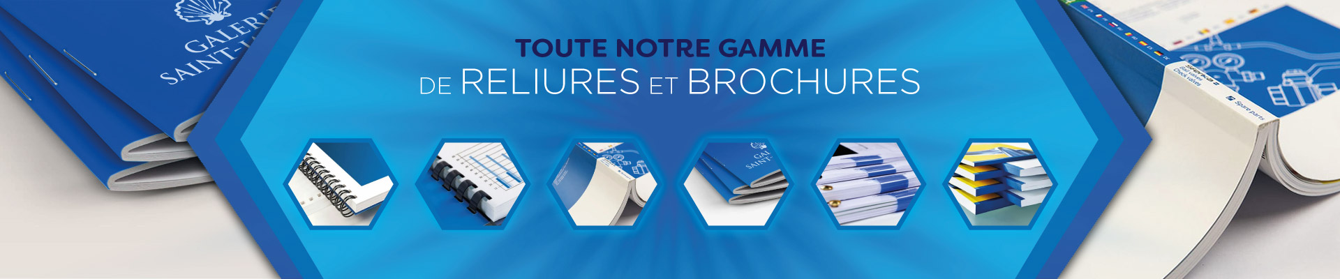 Gamme de reliures