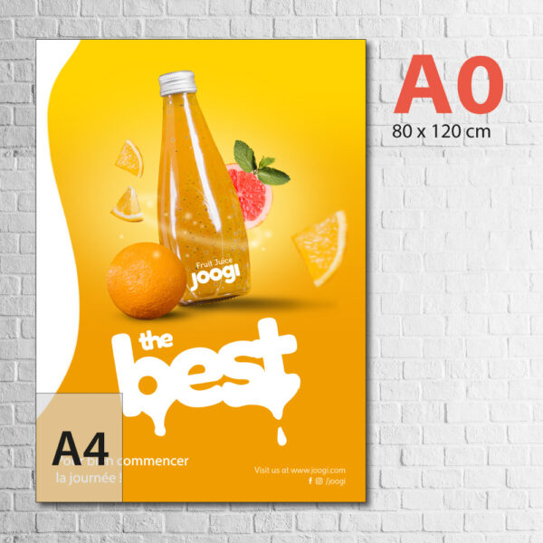 Affiche A0 (84,1x118,9 cm)