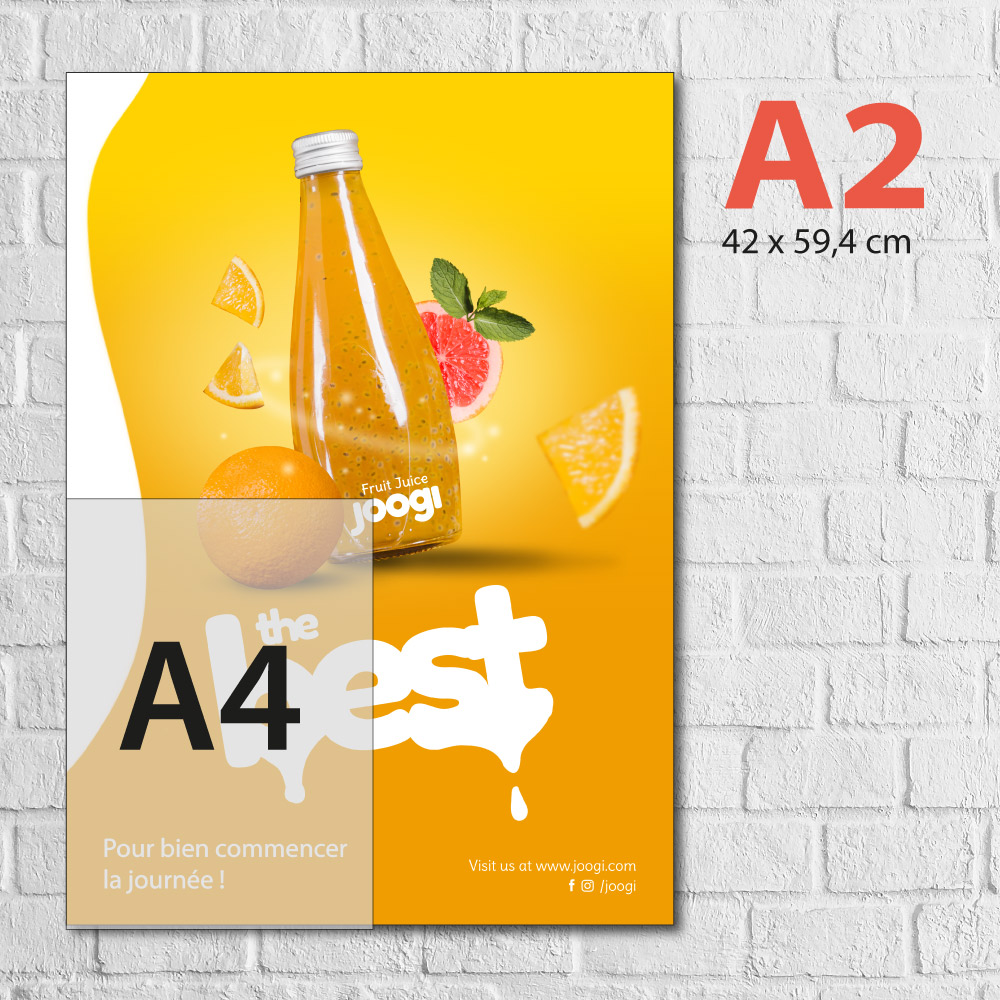 Impression Affiche A2 - 42 x 59,4 cm, Poster A2 Pas cher