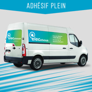 Adhésif publicitaire pour véhicule – sticker vinyle imprimé personnalisé ARIA Repro