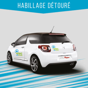 Lettrage adhésif pour véhicule en vinyle découpé – lettres personnalisées ARIA Repro