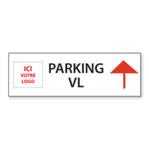 Panneau de chantier personnalisé parking VL