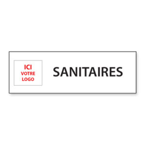 Panneau de chantier personnalisé Sanitaires
