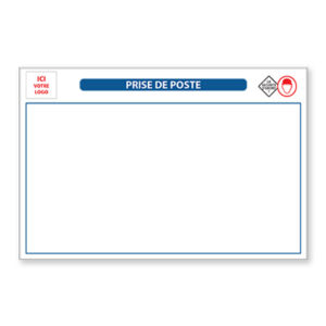 Panneaux de chantier : Tableau Blanc magnétique