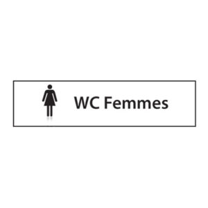Panneau de chantier Toilette Femmes