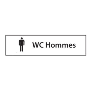 Panneau de chantier Toilette Hommes