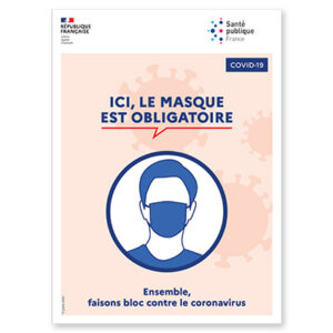 "Ici, le masque est obligatoire"