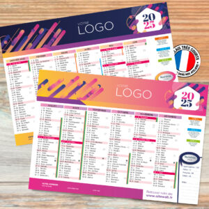 Calendrier personnalisés 2025 à votre image - Cadeaux entreprises