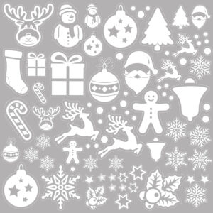 Planche vitrophanie de Motifs de Noël