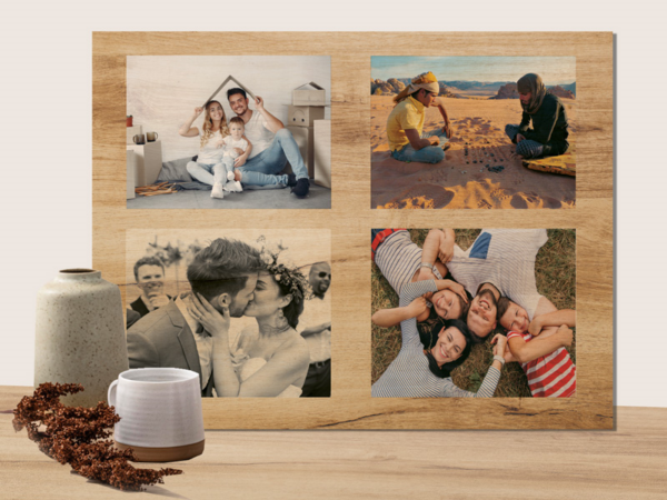 Impression photo sur bois