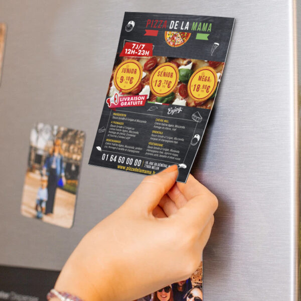 Flyers Magnétiques Aimantés format A6