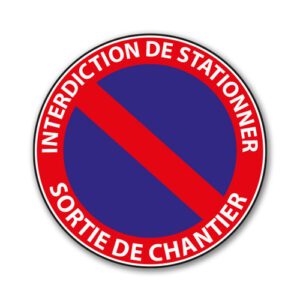 Panneau interdit de stationner