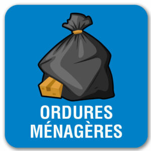 Panneau Ordures Ménagères