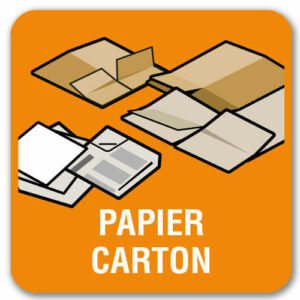 Panneaux tri sélectif Papier et Carton