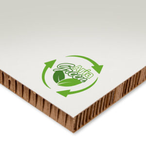 Panneau blanc en carton alvéolaire 100% recyclable