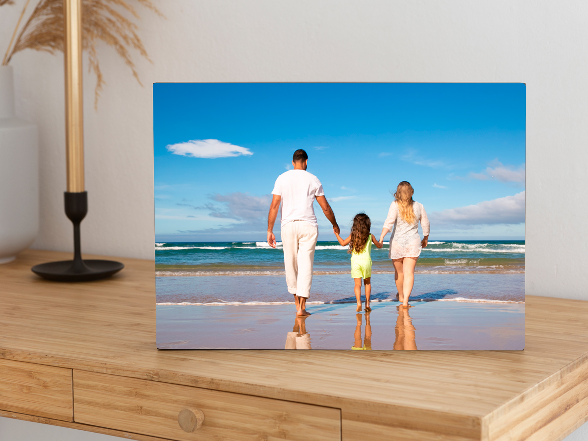 Impression photo sur bois chromaluxe