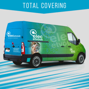 Covering total tout véhicule habillage publicitaire et flocage