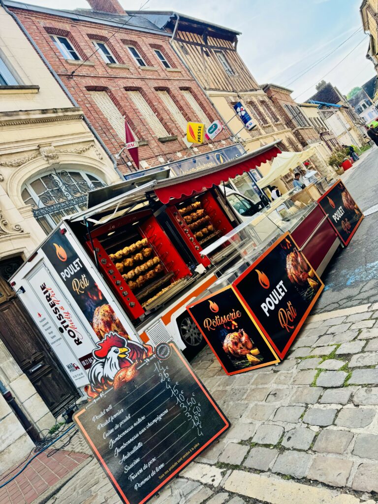 Covering food-truck rôtisserie Andy & Pat réalisé par ARIA Repro