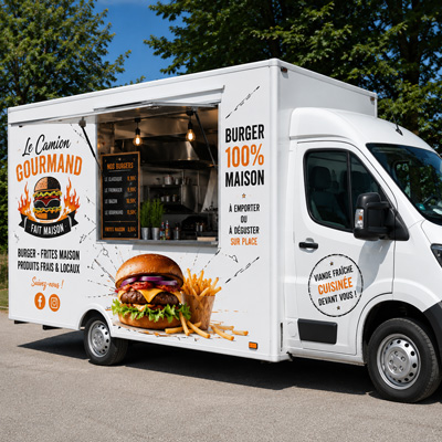 Habillage Food Truck, Camion Pizza et Commerce Ambulant – Image 3